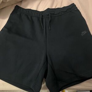 Nike Black Athletic Shorts with Elastic Waistband